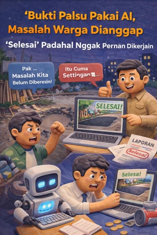 Bukti Palsu Pakai AI