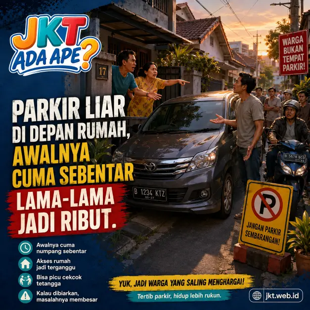 Parkir Liar di Depan Rumah, Awalnya Cuma Sebentar Lama-lama Jadi Ribut