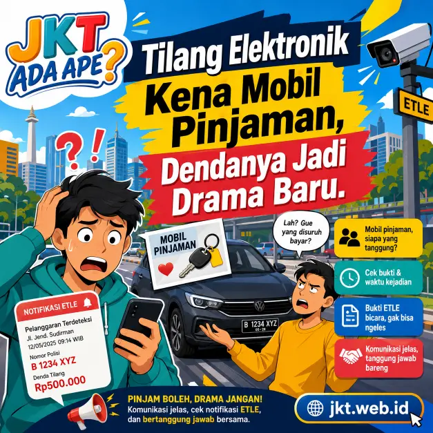 Tilang Elektronik Kena Mobil Pinjaman, Dendanya Jadi Drama Baru